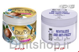 ماسک مو بدون سولفات دیترون Ditron ویتامینه و کراتینه حاوی روغن آرگان 400 میل