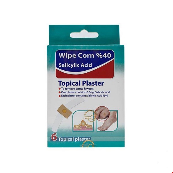 چسب برطرف کننده میخچه و زگیل وایپ کورن Wipe Corn تعداد 6 عددی