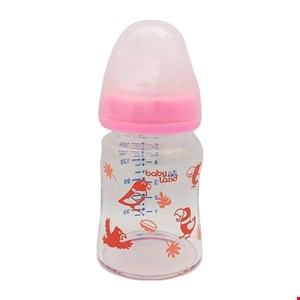 شیشه شیر پیرکس کاور دار بی بی لند فندقی دهانه عریض کد 353 حجم 150 میل