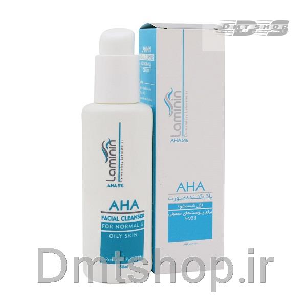 ژل شستشوی صورت لایه بردار لامینین Laminin Aha5% Face Wash Gel مناسب انواع پوست حجم 150 میل