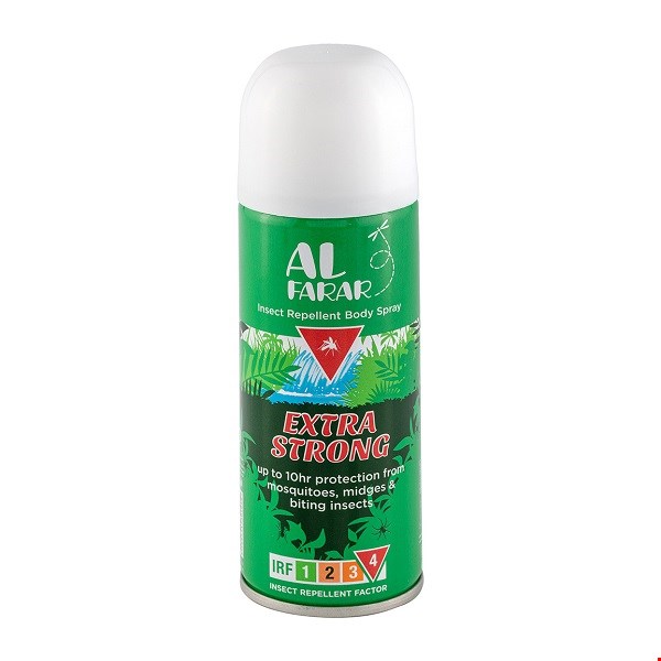  اسپری بدن دور کننده حشرات کاسپین مدل الفرار Alfarar حجم 100 میل