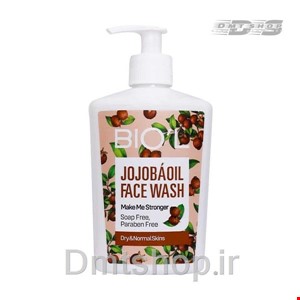 کرم ژل شستشوی صورت بیول Biol Face Wash Cream Gel مناسب پوست‌ خشک و نرمال حجم 140 میل