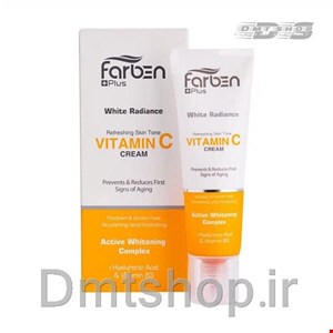 ژل کرم ویتامین سی فاربن Farben Vitamin C Cream روشن کننده و ضد چروک حجم 30 میل