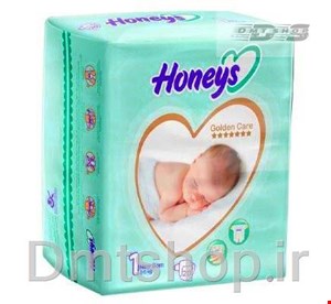پوشک بچه هانیز سایز 1 نوزادی Honeys Baby Diaper New Born بسته 20 عددی