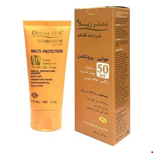 ضدآفتاب دکتر ژیلا مولتی پروتکشن SPF50 رنگی 50 میل