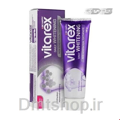  خميردندان سفيد کننده روزانه ويتارکس Vitarex Daily Whitening Toothpaste حجم 100 گرم