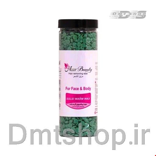 موم اپیلاسیون گرم جامد آذر بیوتی Azar Beauty Hair Removing Wax مناسب صورت و بدن وزن 300 گرم