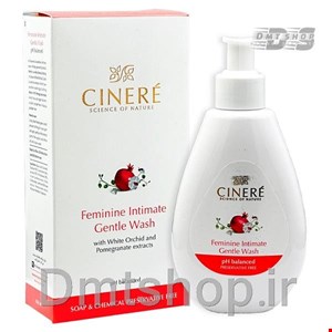 ژل بهداشتی بانوان سینره Cinere Feminine Intimate Gentle Wash حاوی عصاره ارکید سفید و انار حجم 180 میل