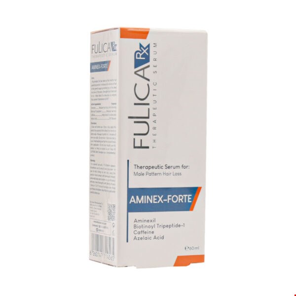 سرم تقویت کننده و حجم دهنده موی آقایان فولیکا آمینکس فورت Aminex Forte حجم 60 میل