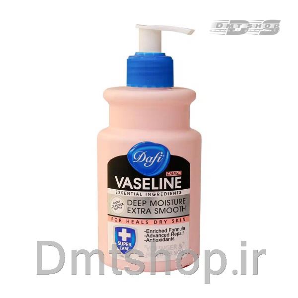 وازلین پمپی دافی Dafi Hand & Body Vazeline حاوی روغن آرگان حجم 343 میل