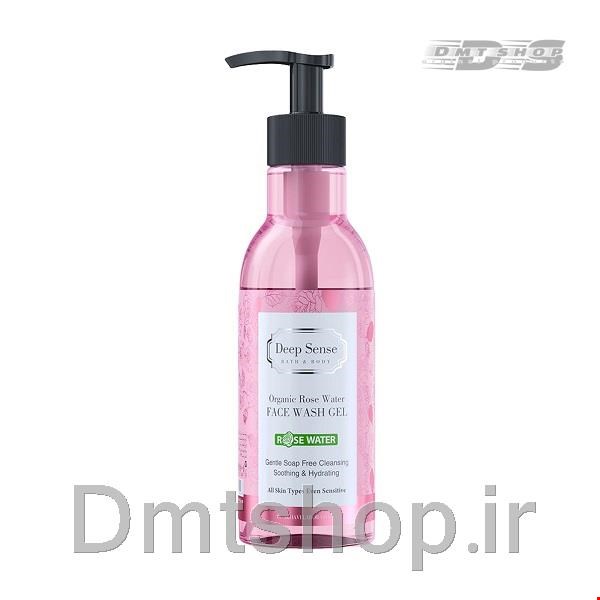ژل شستشوی صورت گلاب دیپ سنس  Deep Sense Rose Water Face Wash حجم 250 میل