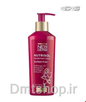  کرم موی کراتینه بدون سولفات نئودرم Neu Derm Keratin Hair Cream حجم 200 میل 