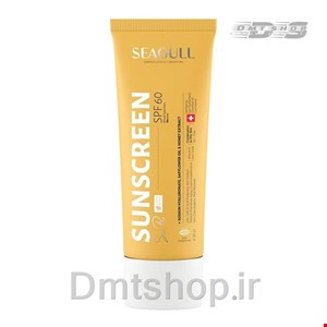 کرم ضد آفتاب رنگی سی گل Seagull Sunscreen SPF60 فاقد چربی 50 میل