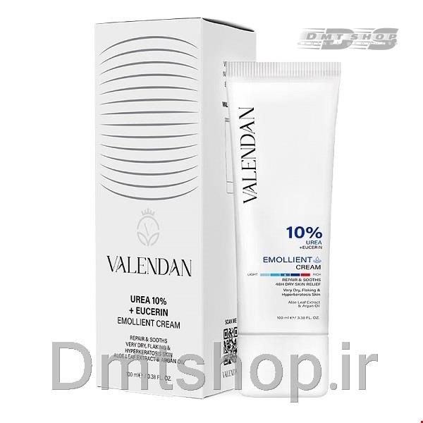  کرم مرطوب کننده اوره و اوسرین 10 درصد ولندان Valendan Urea & Eucerin حجم 100 میل