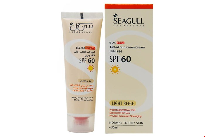 کرم ضد آفتاب سی گل spf 60 رنگی